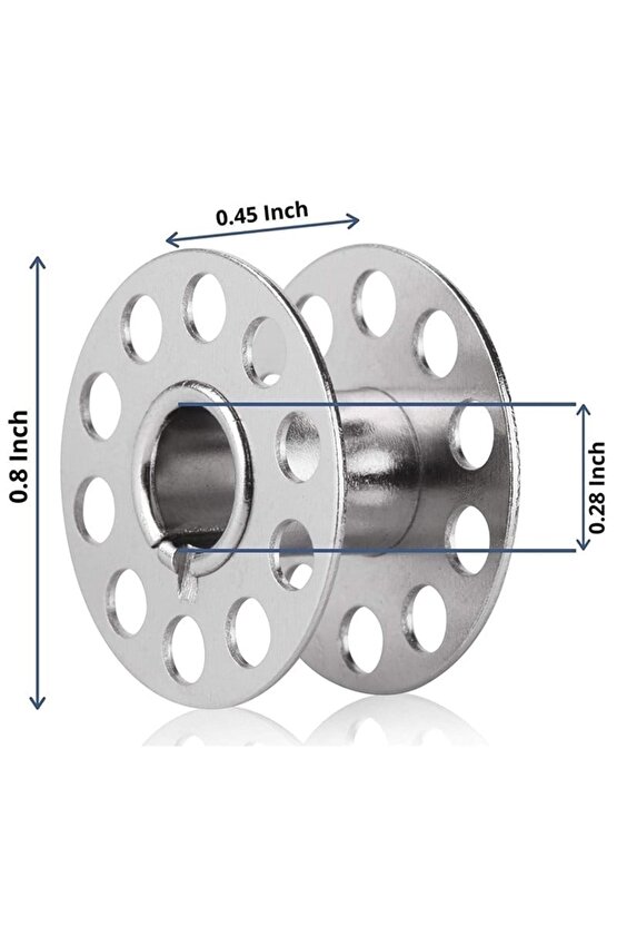 Ev Tipi Dikiş Makinesi Metal 1 Adet Mekik Ve 5 Adet Masura