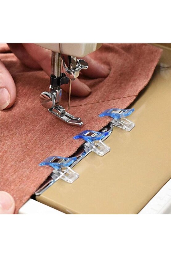 Dikiş Nakış Kumaş Kağıt Sıkıştırma Mandalı Küçük Boy 10 Adet