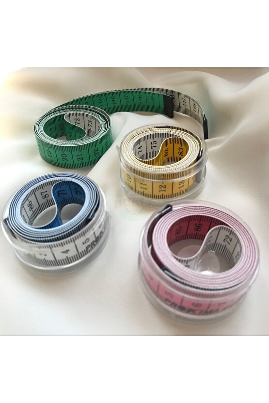 150 Cm (1.5 Mt) Çift Yönlü Kutulu Mezura ( 1 Adet )