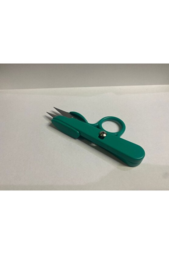 İplik Temizleme Makası Yeşil Plastik Tc-801