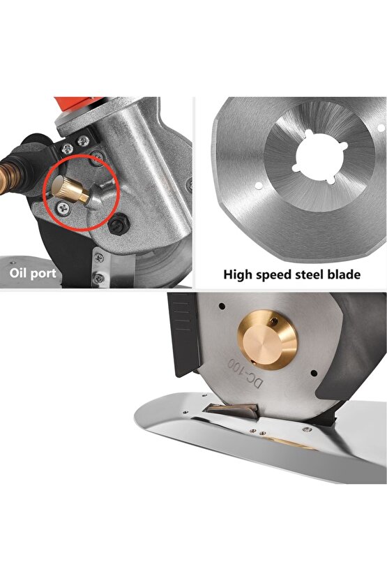 Akülü Yuvarlak Kumaş Kesim Motoru 4inç  DC-100 (YCM-40)