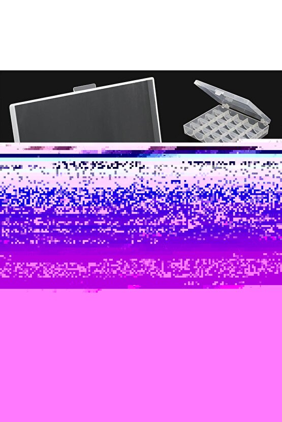 Ev Tipi Aile Dikiş Makinesi 25 li Şeffaf Masura Saklama Kutusu