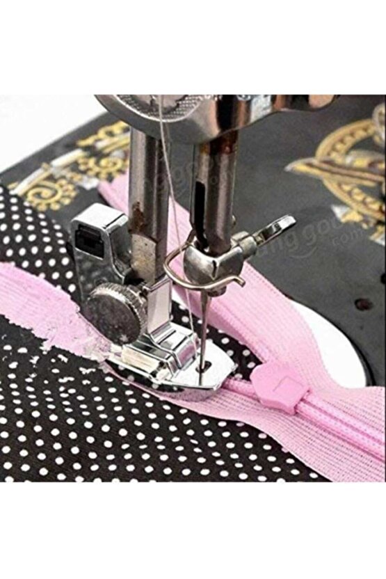 Zetina Janome Metal Gizli Fermuar Ayak Dikiş Makineleri Için