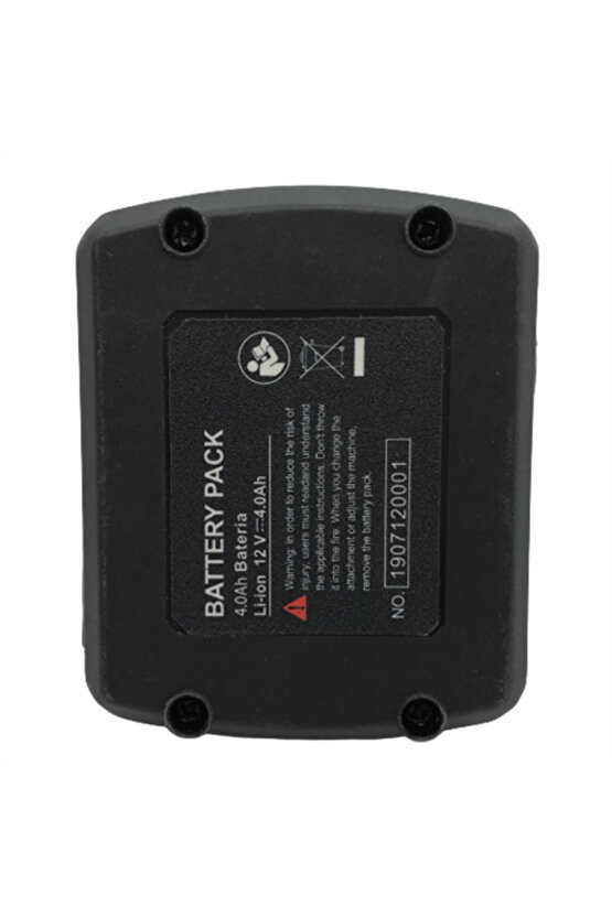 Akülü Yuvarlak Kumaş Kesim Motoru Bataryası 12V 4.0Ah