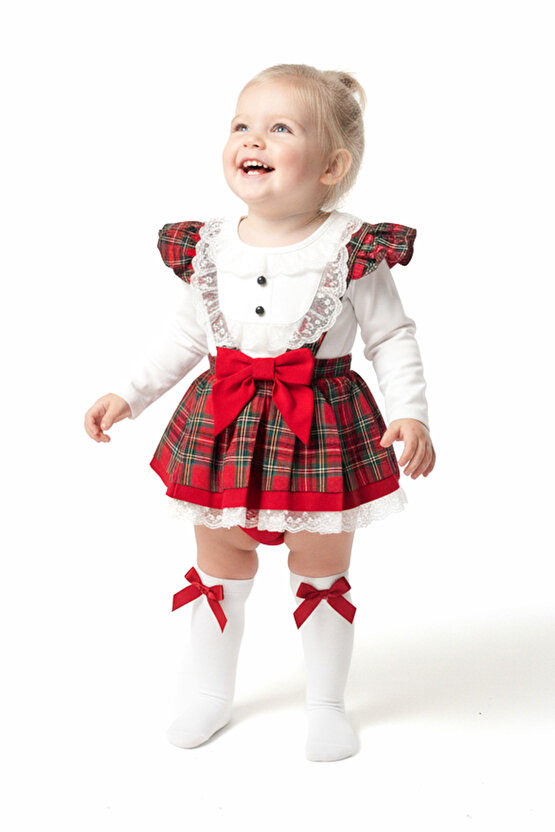 Kız Bebek Elbise Kız Çocuk Romper Doğum Günü Parti Düğün Özel Gün Uzun Kol Astarlı Romper