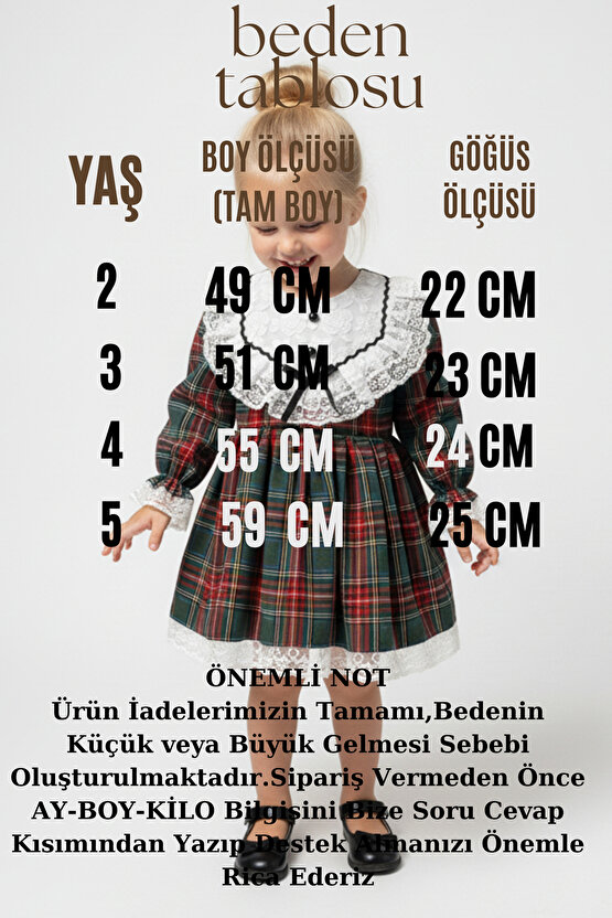 Kız Bebek Elbise Kız Çocuk Elbise Doğum Günü Parti Düğün Özel Gün Uzun Kol Astarlı Elbise