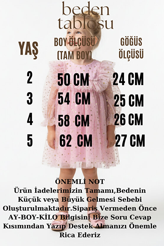 Kız Bebek Elbise Kız Çocuk Elbise Doğum Günü Parti Düğün Elbise Uzun Kollu Astarlı Elbise