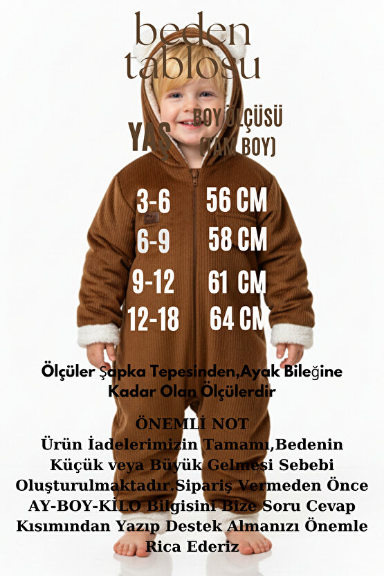 Kız Erkek Unisex Mevsimlik Çift Kat Kadife Ultrasoft Şapkalı Bebek Çocuk Uyku Tulumu Astronot Tulum