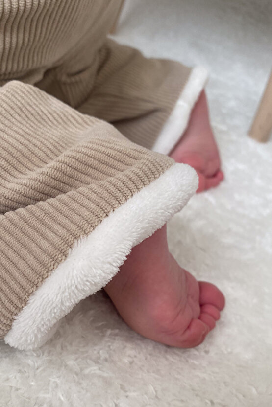 Kız Erkek Unisex Mevsimlik Çift Kat Kadife Ultrasoft Şapkalı Bebek Çocuk Uyku Tulumu Astronot Tulum