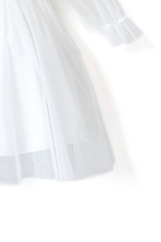 Kız Bebek Elbise Kız Çocuk Elbise Doğum Günü Parti Düğün Elbise Uzun Kollu Astarlı Elbise