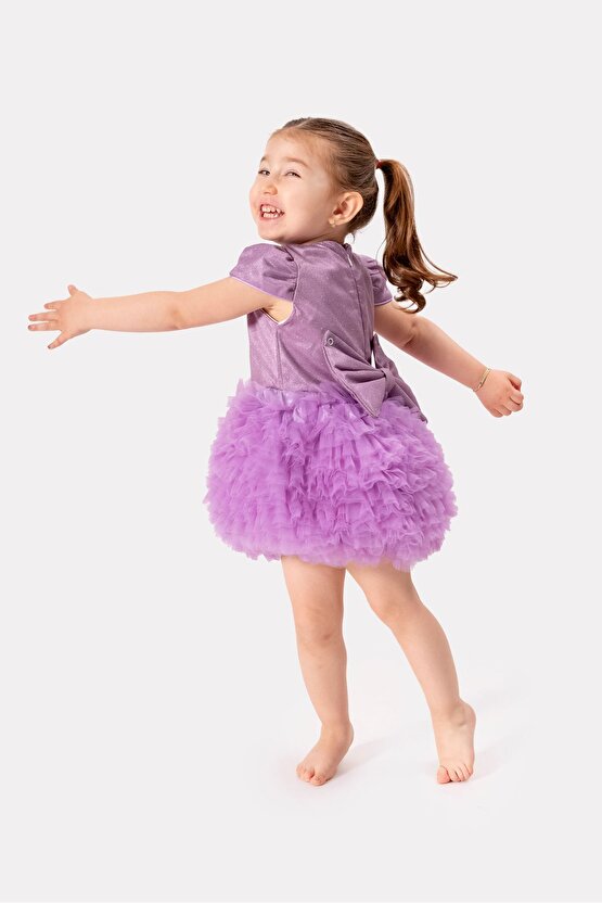 Bebek Kız Çocuk Doğum Günü Parti Düğün Elbise Tüllü Tütü Astarlı Çocuk Giyim Bebek Giyim Kız Bebek