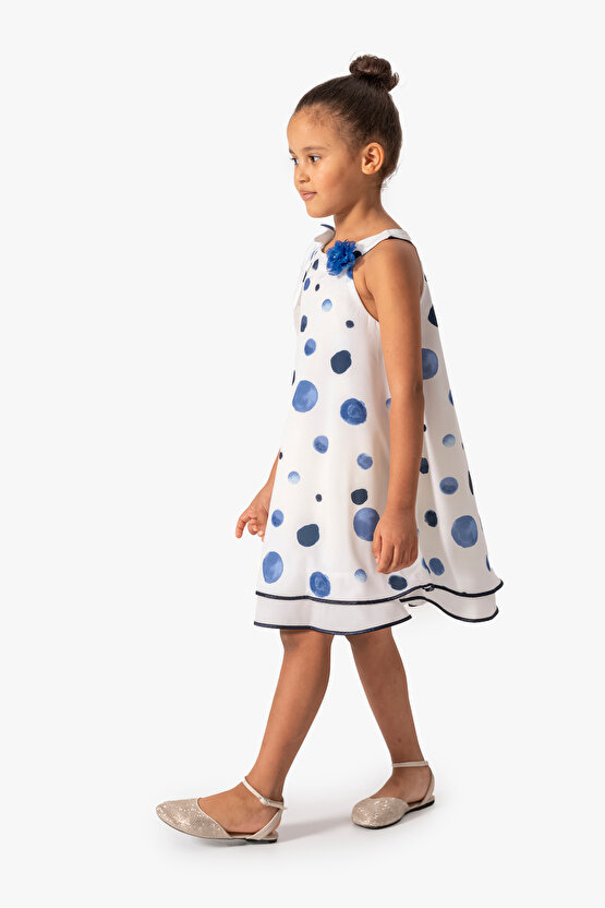 Kız Bebek Kız Çocuk Doğum Günü Parti Düğün Elbise Kısa Kol Kolsuz Askılı Astarlı