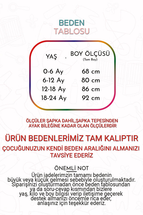 Welsoft Peluş Unisex Fermuarlı Kışlık Bebek Uyku Tulumu Bebek Tulumu Çocuk Tulumu Çocuk Kostümü