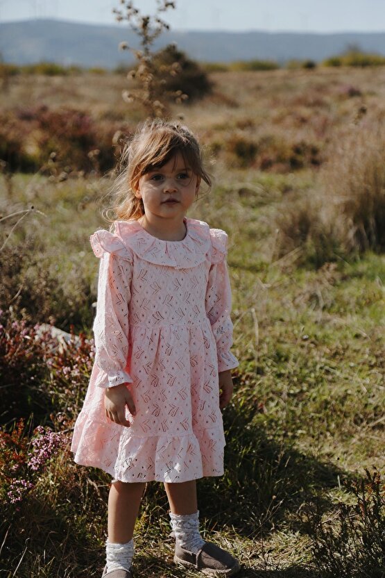 Kız Bebek Kız Çocuk Doğum Günü Parti Düğün Elbise Astarlı Çocuk Giyim bebek giyim Elbuzndnt