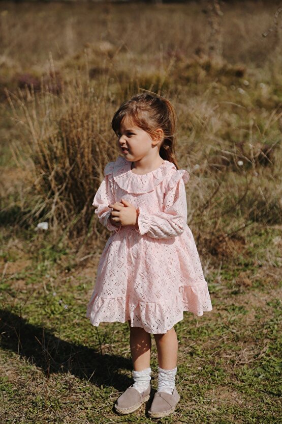 Kız Bebek Kız Çocuk Doğum Günü Parti Düğün Elbise Astarlı Çocuk Giyim bebek giyim Elbuzndnt