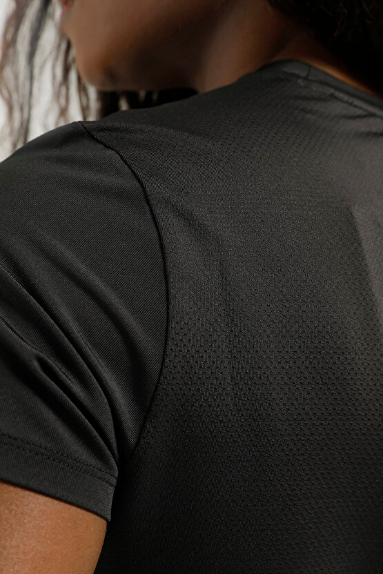 WOR Speedwick Tee Siyah Kadın Kısa Kol T-Shirt