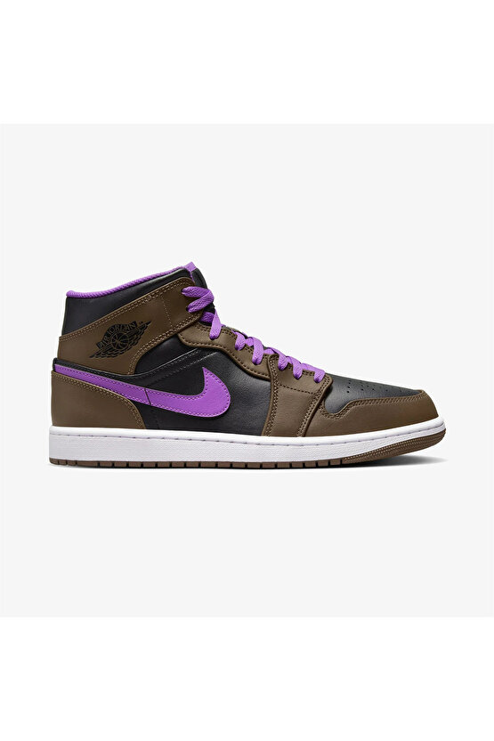 Jordan Air 1 Mid Purple Mocha Erkek Sneaker