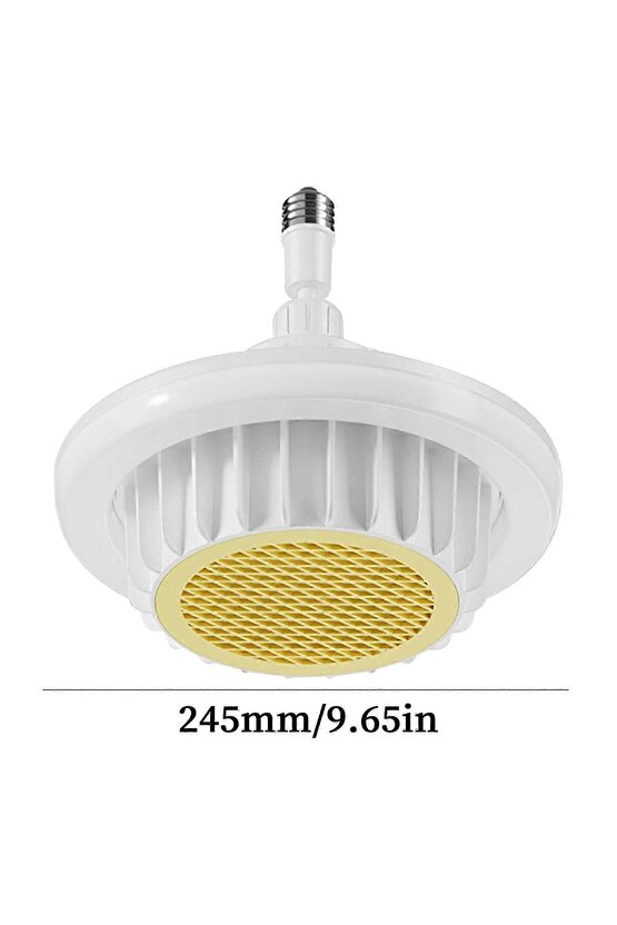 Istıcılı, Kumandalı, 3 Işık Modlu Led Ampul Isıtıcı Led Avize Ortam Isıtan 36 Watt 3900 Lümen Ampul