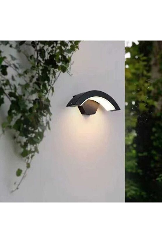 Elektrikle Çalışır 24 Watt Beyaz Işık İç ve Dış Mekan Led Duvar Aplik Bahçe Kapı Girişi Armatür