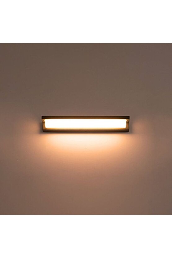 Elektrikle Çalışır, 24 Watt 3000 Kelvin İç ve Dış Mekan, Kapı Girişi, Çok Şık Bahçe Duvar Led Aplik