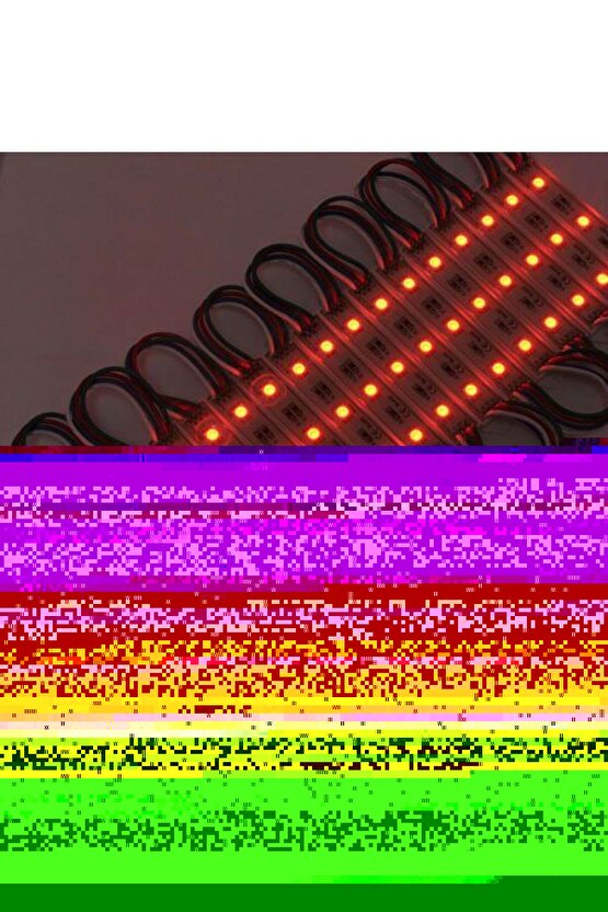 10 Adet 5 Watt Kırmızı Işık IP65 Modül Led, 10 Adet Magnetli, Çok Kaliteli Kırmızı Işık Modül Led