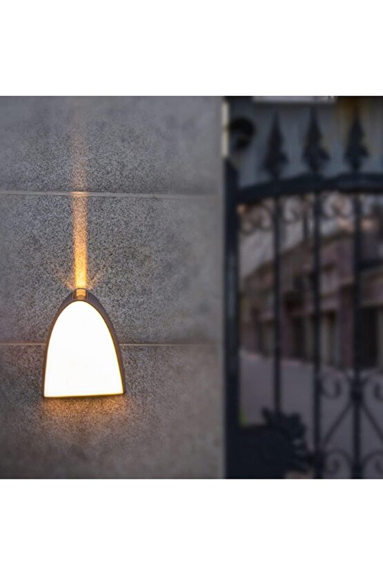 Elektrikle Çalışır, 24 Watt, 3000 Kelvin, IP65 İç ve Dış Mekan Led Aplik, Led Bahçe Duvar Armatürü