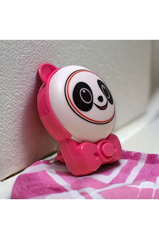 Sevimli Bebek Çocuk Odası Gece Lambası Panda Gece Lambası Ev Oda Beyaz Led Dekoratif Aydınlatma
