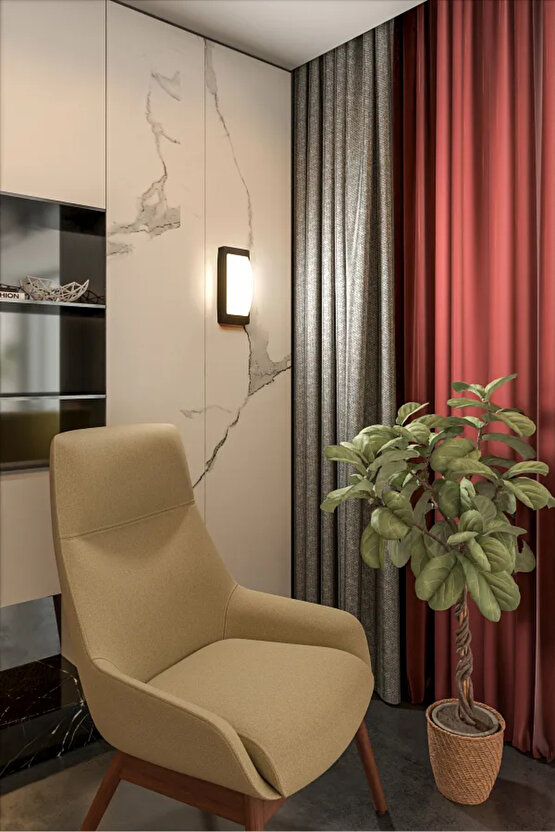 Elektrik İle Çalışır, Radar Sensörlü, Karanlıkta Hareket Gördükçe Yanar 24 Watt Beyaz Işık Led Aplik