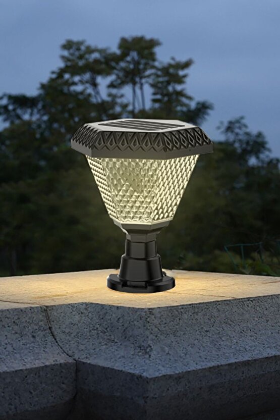 Kablosuz, Güneş Enerjisi İle Çalışır Set Üstü Bahçe Aydınlatma Armatürü, Solar Set Üstü Bahçe Apliği