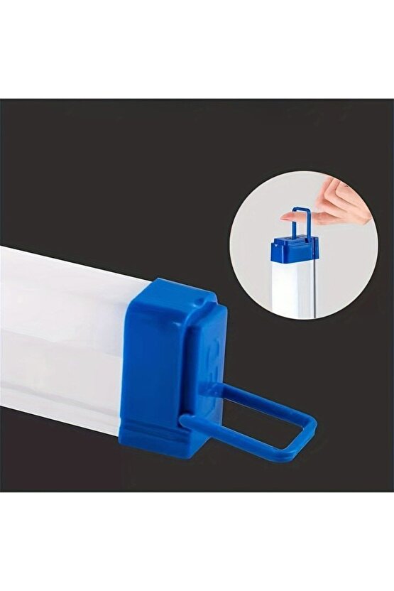 32 Cm, 20 Watt USB Şarzlı 3 Işık Modlu Kampçı, Balıkçı Feneri, Dolap İçi, Tezgah Altı Magnetli Aplik