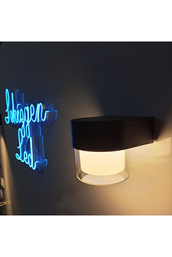 SEKİZGEN LED TEK YÖNLÜ 6 WATT GÜNIŞIĞI DIŞ VE İÇ MEKAN UYUMLU APLİK