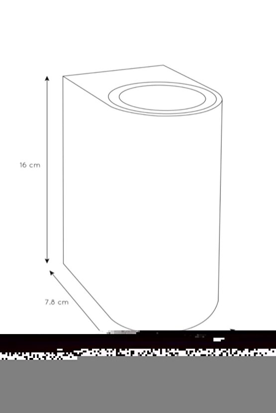 Full Reyon Beyaz Gövde Çift Yönlü Dış Mekan Duvar Apliği (GÜNIŞIĞI AMPÜLLER DAHİL)