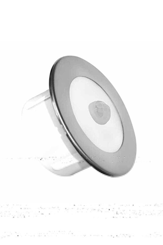 Koridor Basamak Merdiven Sensörlü Spot Lamba Aydınlatma Metalik Gri Kasa 8cm X 8cm (mavi Işık)