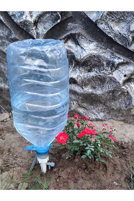 15 Adet 5 Litre Su Şişesine Uyumlu Çiçek Ve Fidan Sulama Aparatı, Tatilde Çiçek Sular Aparat