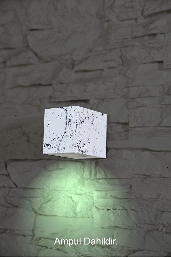 Yeşil Işık Led Iç - Dış Mekan Dekoratif Modern Lüks Aplik