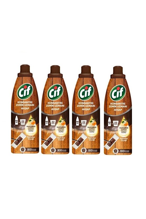 Konsantre Zemin Uzmanı Ahşap 895 ml X 4 Adet