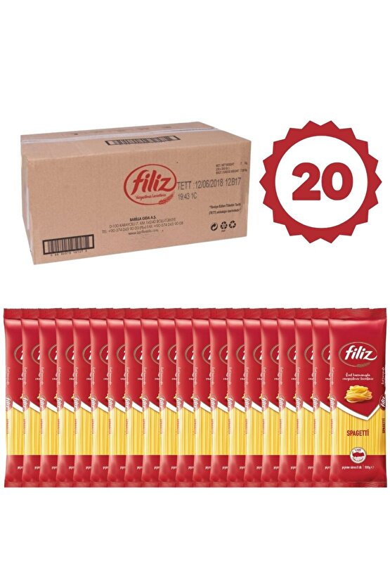 Filiz Spagetti 500gr 1Koli x20