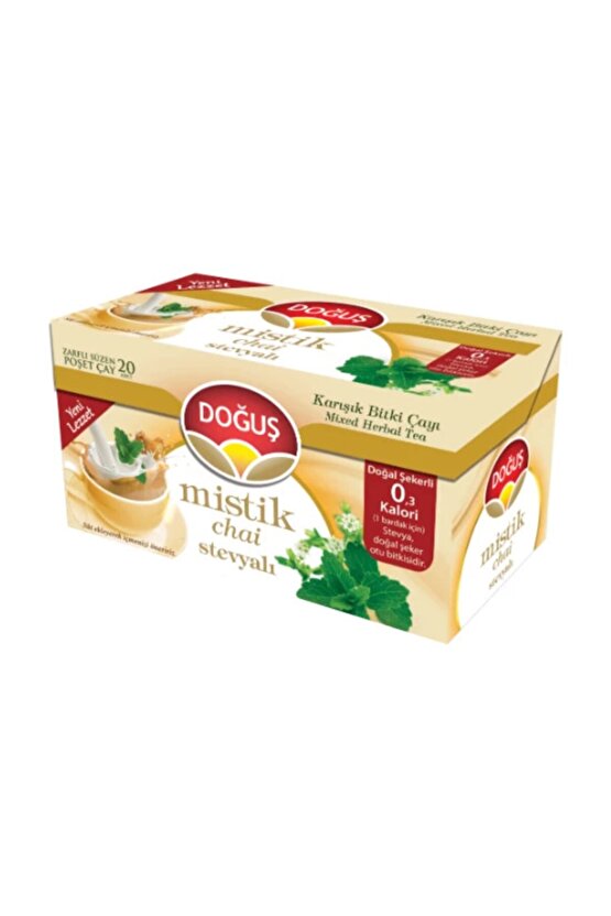 Chai Latte Stevyalı Mistik Çay 12 Adet 2,5gr X 20li Paket