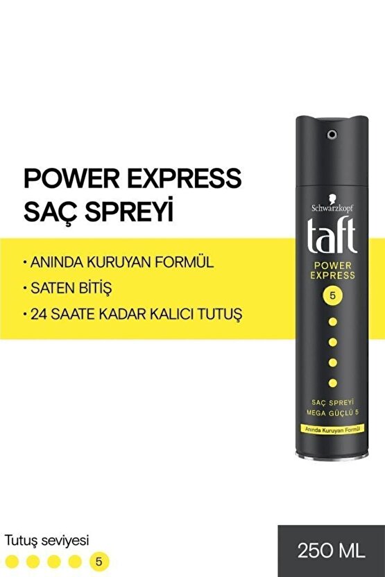 Saç Spreyi 250 Ml Power Express Yeni