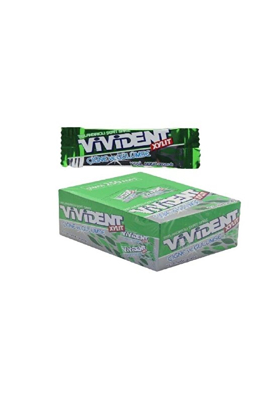 Tekli Yeşil Nane Aromalı Sakız 250 adet