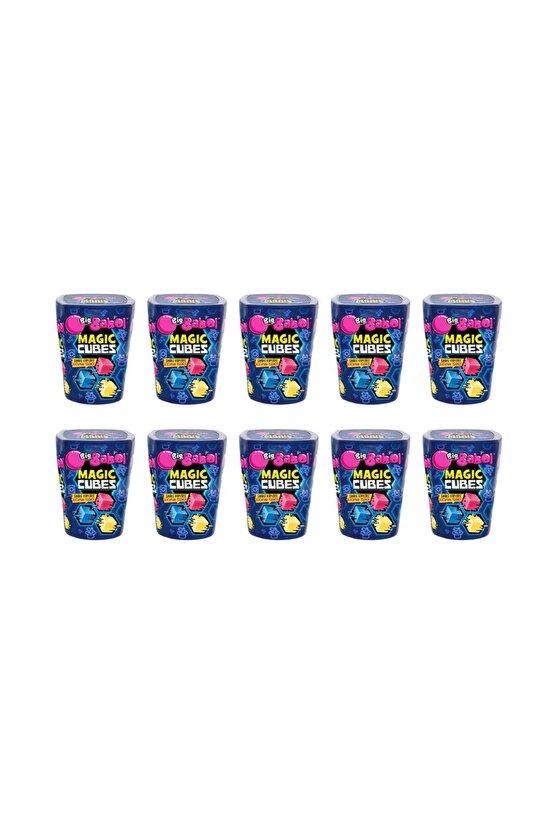 Magic Cubes Karışık Meyve Aromalı Sakız 86 gr x 10 Adet
