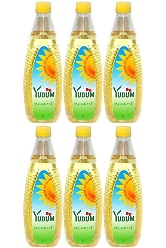 Ayçiçek Yağı 1 L 6 Adet