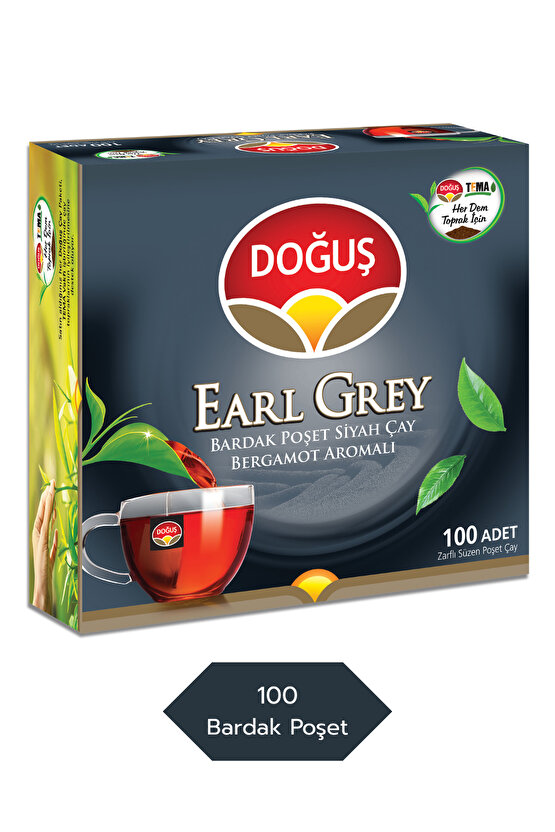 Earl Grey 2 gr 100’lü Bardak Poşet Çay