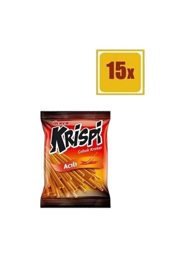 Krispi Meksika Acılı Çubuk Kraker 54 gr 1 Kutu