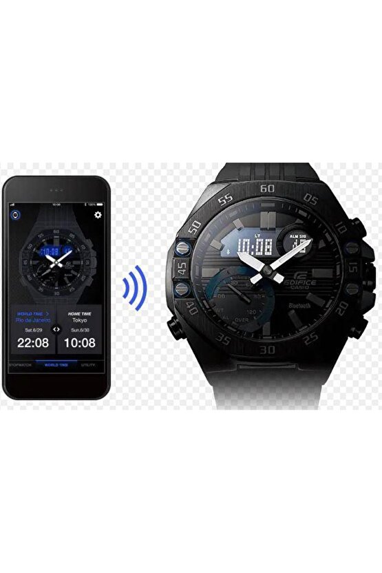 Edıfıce ECB-10DC-1ADF Telefon Bağlantılı Erkek Kol Saati