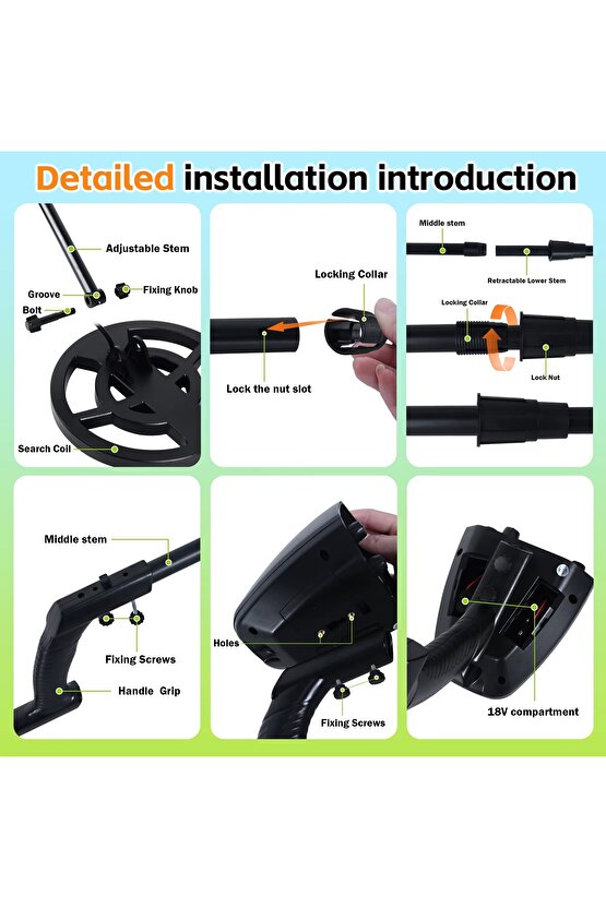 Altın & Metal Dedektörü – Hazine, Takı ve Değerli Metal Arama Cihazı, Derin Algılama