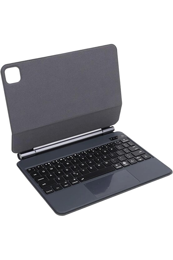 Ipad Klavyeli Manyetik Kılıf Touchpadli RGB Işıklı Bluetooth 1011. Nesil Air 54 10.9-11 Uyumlu