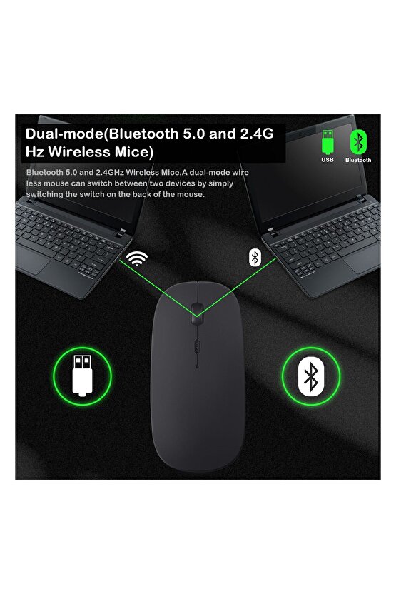 TaB A9+ Plus SX-210 11 Tablet İçin Uyumlu Slim Şarjlı Bluetooth Klavye ve Mouse Seti