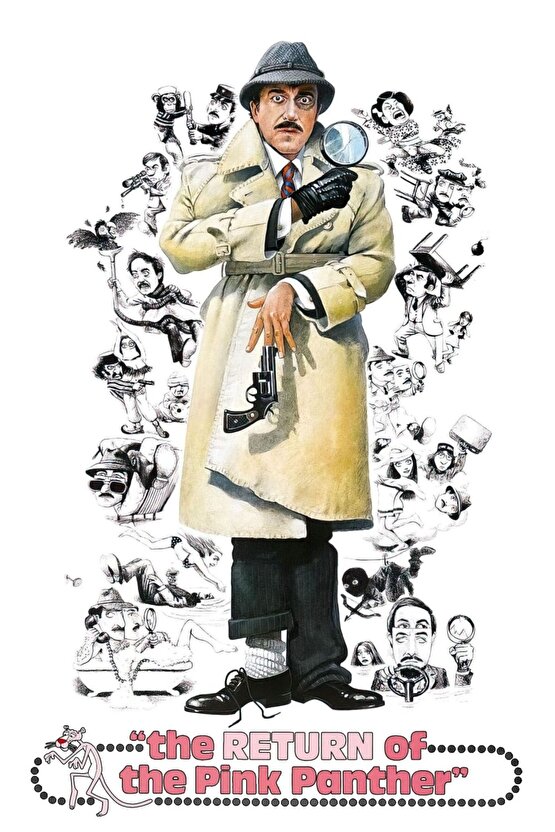 The Return of the Pink Panther (1975) 1 AFİŞ - POSTER ( FOLYO ) - AFİŞ - POSTER-7800