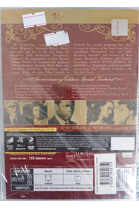 Guess Who S Coming To Dinner - Beklenmeyen Misafir 40.yıl Özel Versiyon Yabancı Film